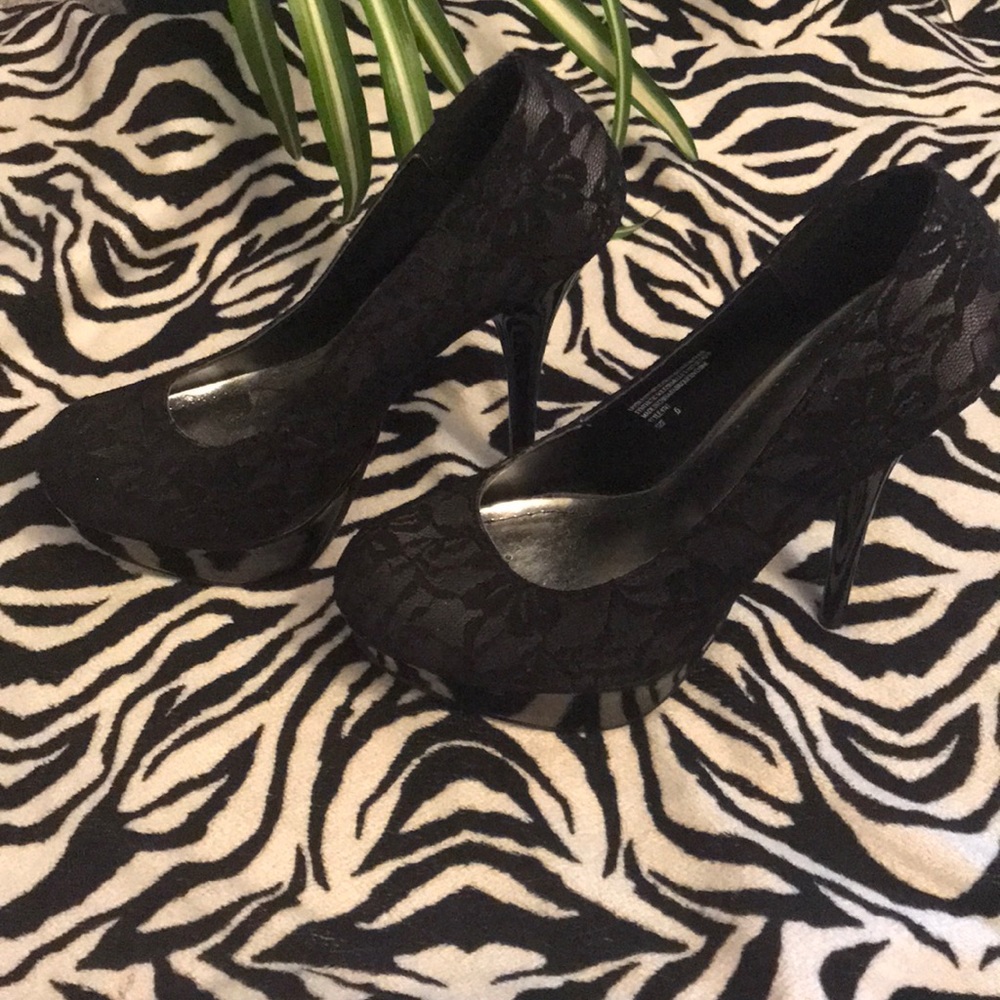 ✨3 for 15 - Lace heels, 6 inch height